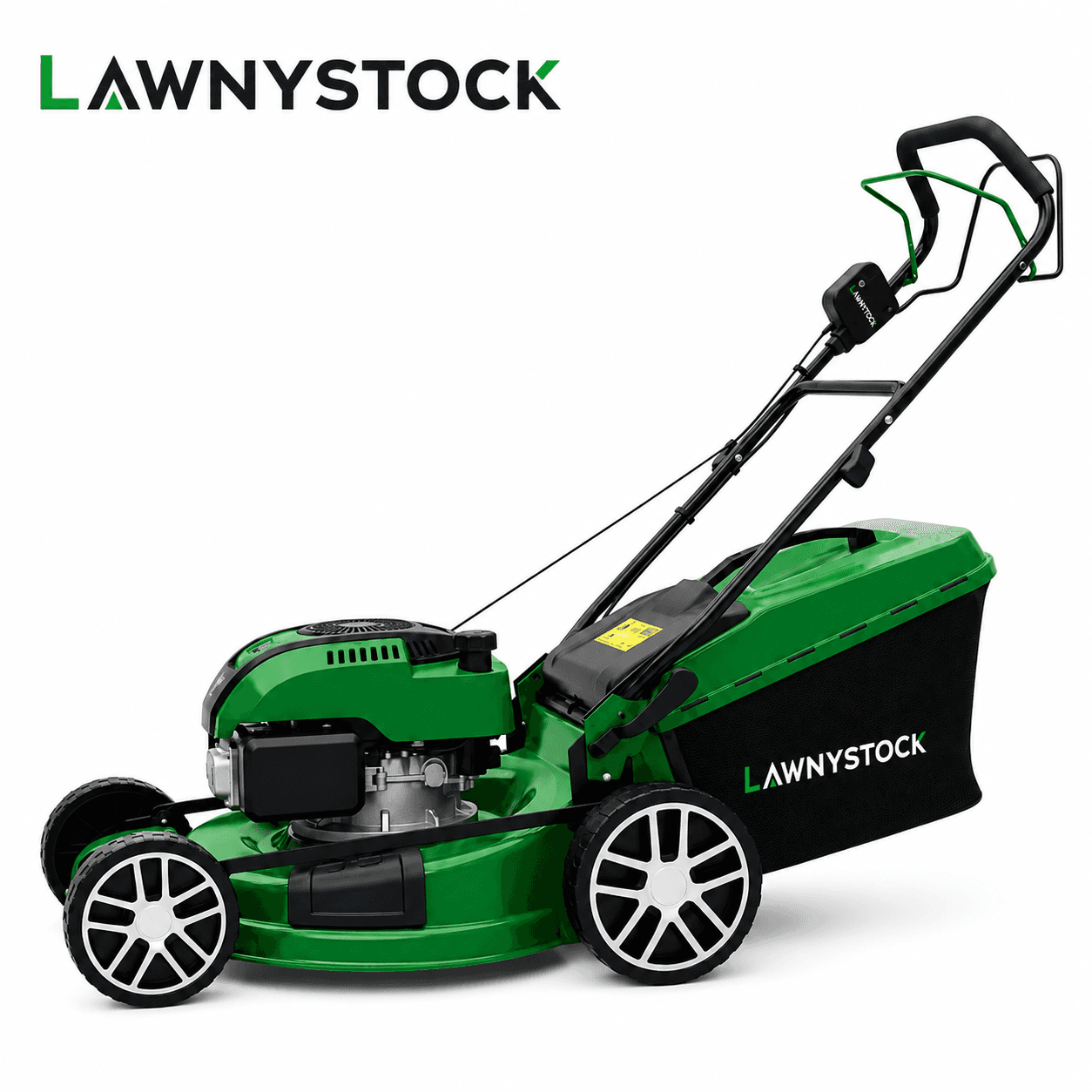 LawnyStock PowerCut 23-Inch 200cc AutoDrive Lawn Mower.